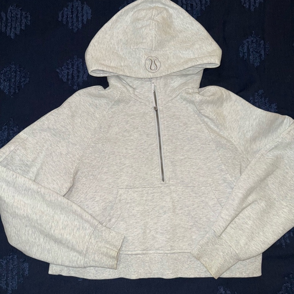 Lululemon Light Gray Scuba Women's Hoodie